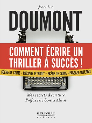 cover image of Comment écrire un thriller à succès